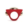 Hathor Square RingRed in Acrylic Resin