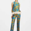 Hendrix PantsHottie Turquoise in Jacquard