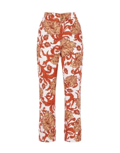 Hendrix PantsReef White in Shot Cotton