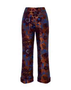 Hendrix PantsSelva Brown in Jacquard