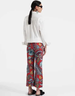 Hendrix PantsSicomore Red in Heavy Stretch Cotton
