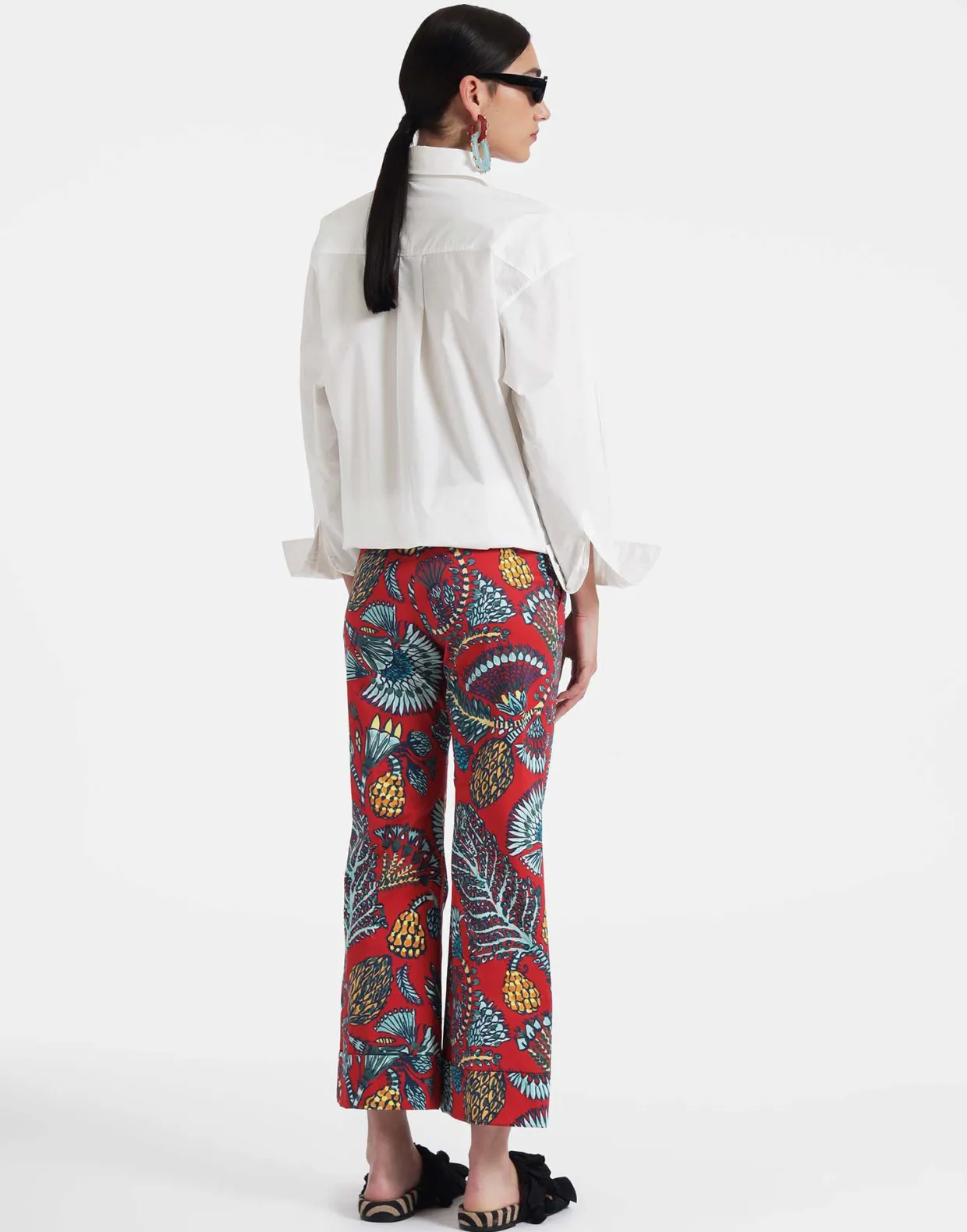 Hendrix PantsSicomore Red in Heavy Stretch Cotton