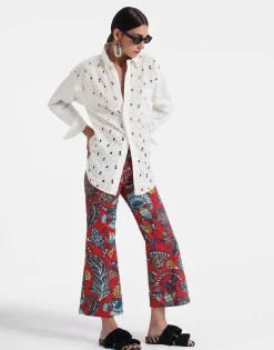 Hendrix PantsSicomore Red in Heavy Stretch Cotton