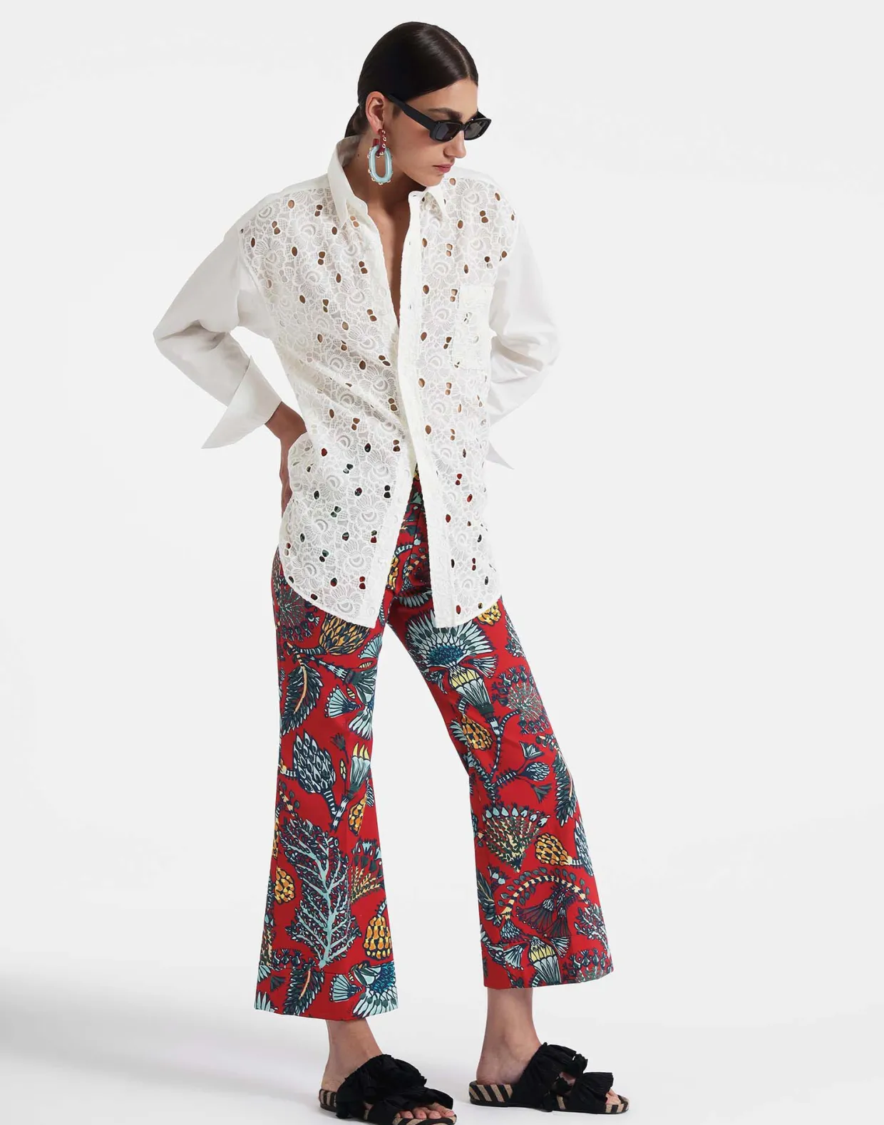Hendrix PantsSicomore Red in Heavy Stretch Cotton