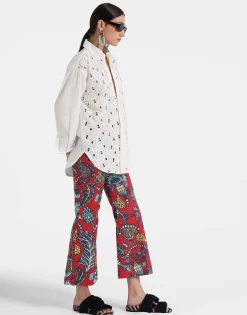 Hendrix PantsSicomore Red in Heavy Stretch Cotton