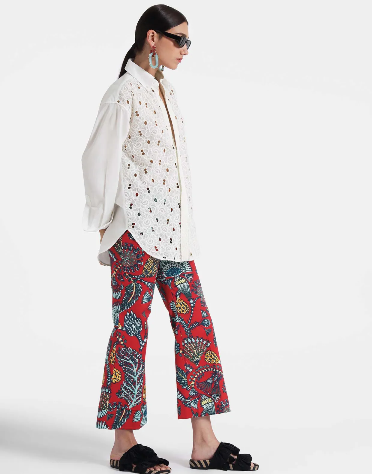 Hendrix PantsSicomore Red in Heavy Stretch Cotton