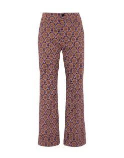 Hendrix PantsSovereign Mini Purple in Heavy Cotton Stretch