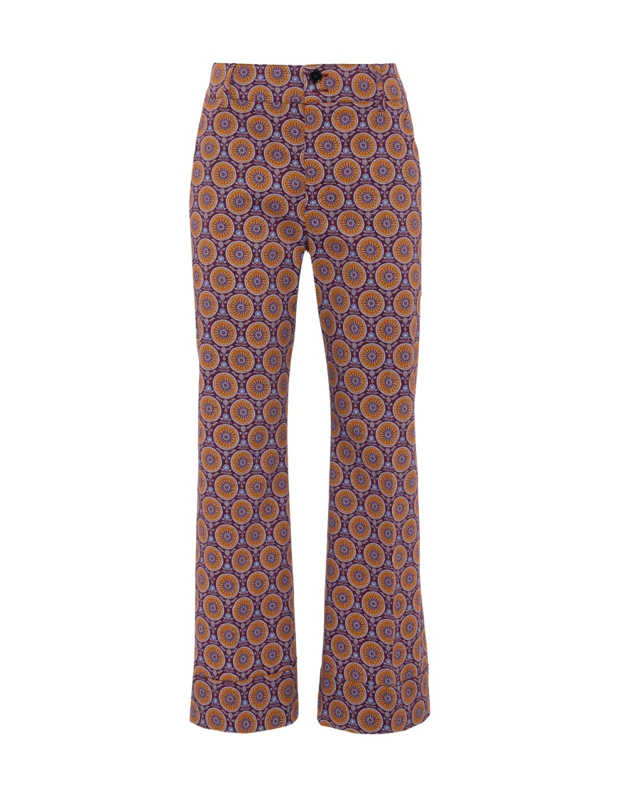 Hendrix PantsSovereign Mini Purple in Heavy Cotton Stretch