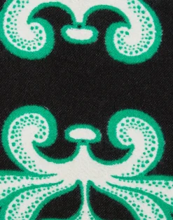 Herald ScarfHerald Black in Wool Silk