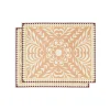 Herringbone Placemats Set Of 2Tudor Pink in Cotton Chevron