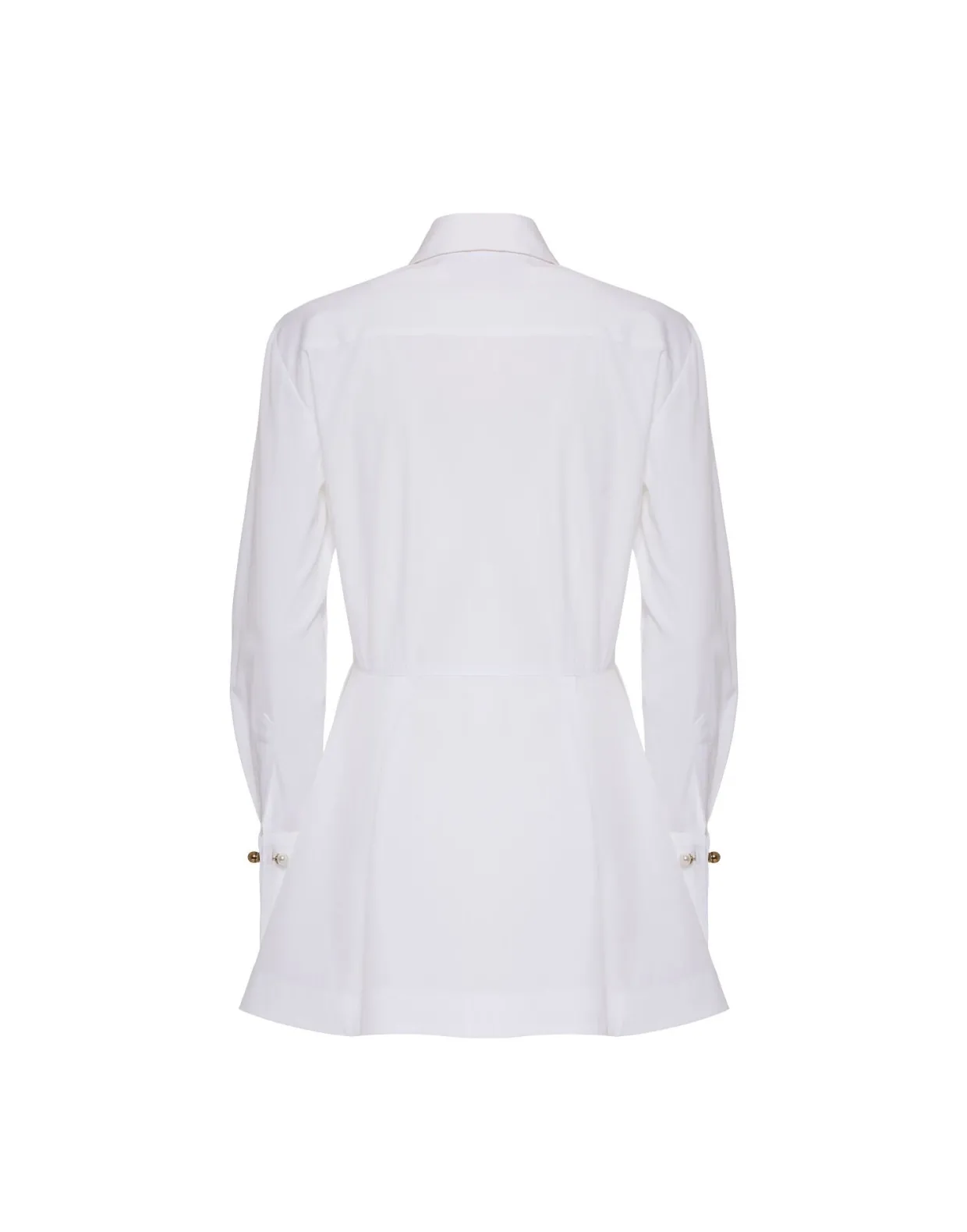 Iris ShirtSolid White in Tailor Poplin