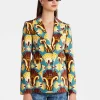 24/7 JacketDendera Light Blue in Cotton Velvet
