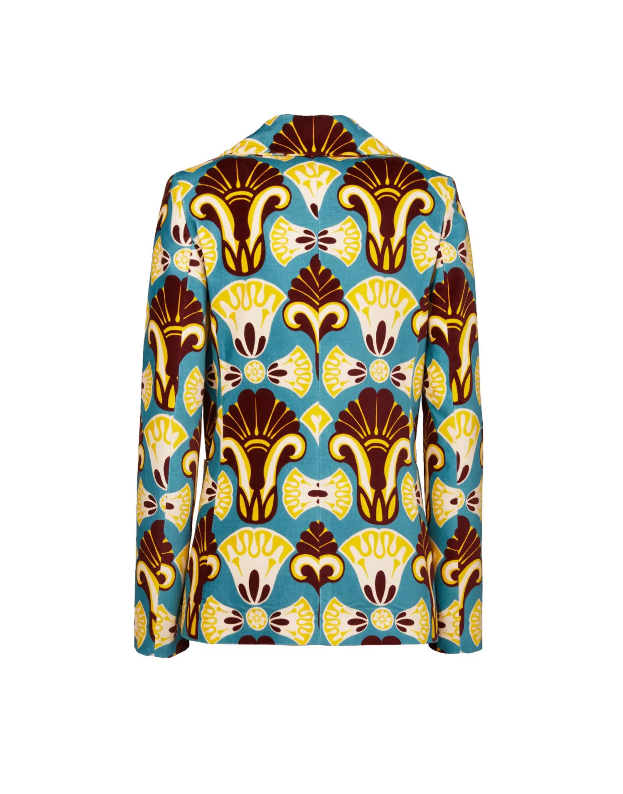 24/7 JacketDendera Light Blue in Cotton Velvet