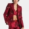 24/7 JacketRuby Red in Jacquard