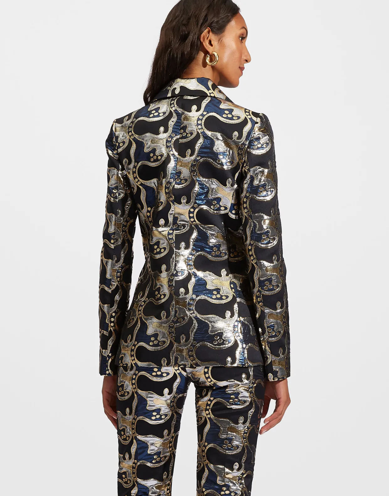 24/7 JacketSpritz Blu in Jacquard