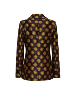24/7 JacketWinter Sun Black in Jacquard