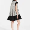 Jackie Mini DressSolid Ivory in Cotton Sangallo