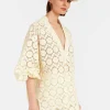 Jackie ShirtEvil Eye Ivory in Macrame