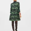 Juliet DressPapyrus Green in Sabl&eacute; Satin