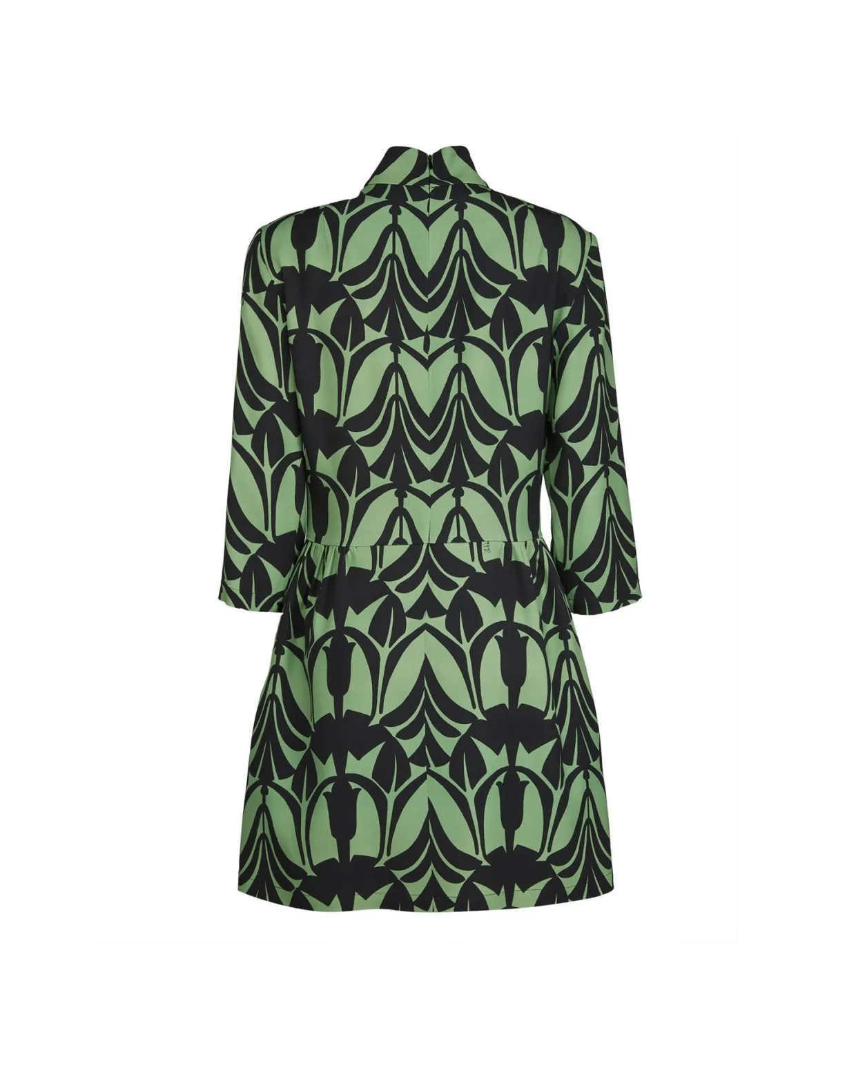 Juliet DressPapyrus Green in Sablé Satin
