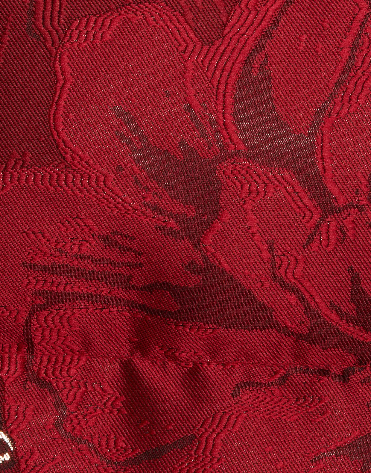 La Comasca Puffer BomberRuby Red in Jacquard