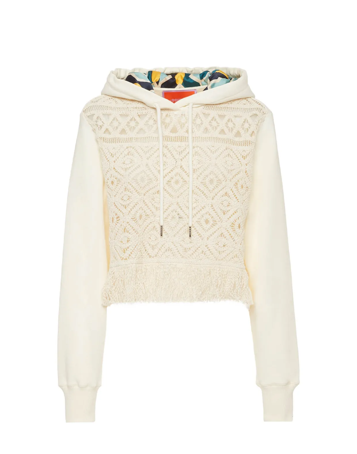 La Scala HoodiePlaza Cream in Macramé
