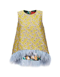 La Scala Top (With Feathers)Margarita in Jacquard