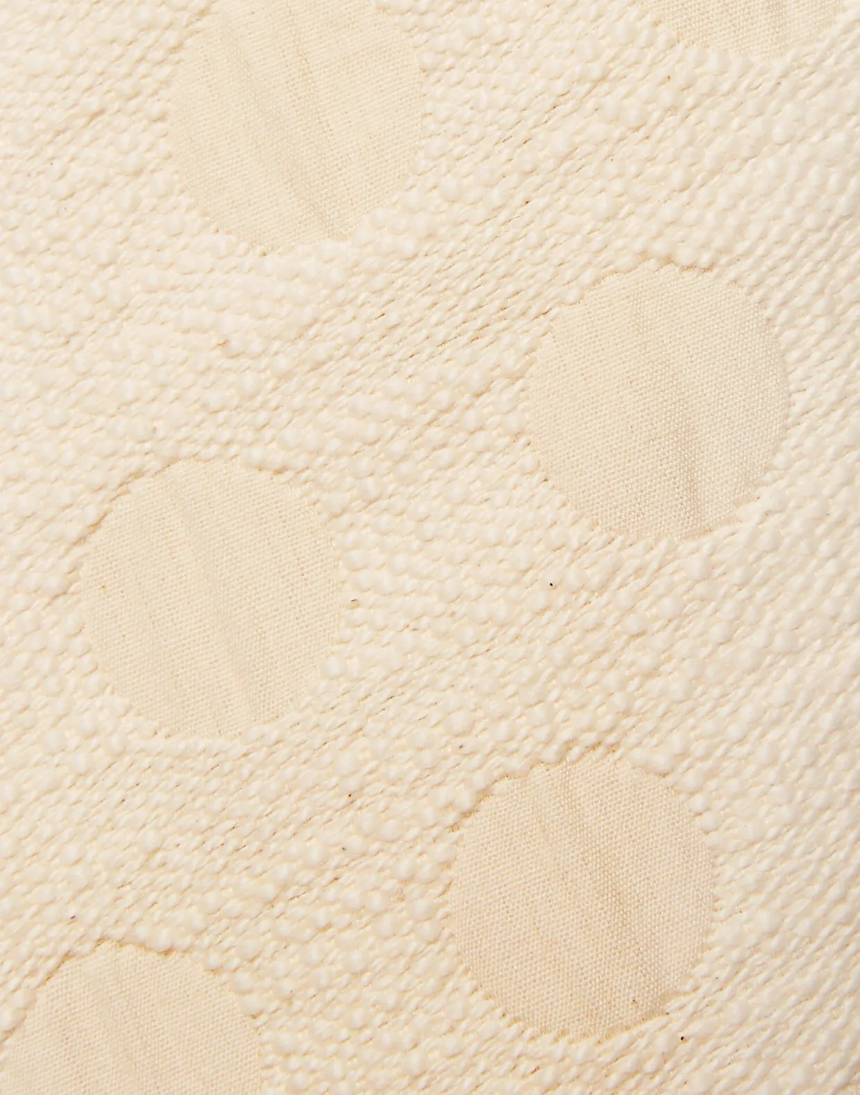 La Scala TopCreamy in Jacquard With Tassels