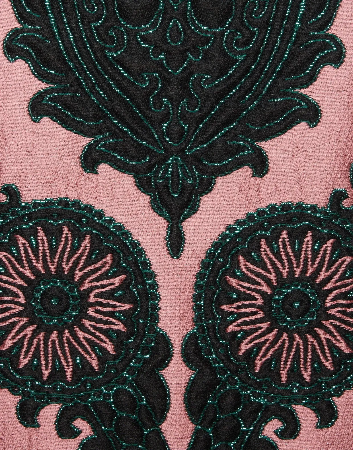 La Scala TopOltrarno Pink in Jacquard With Feathers