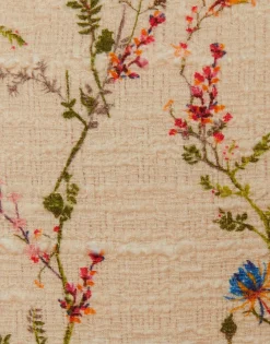 La Scala TopPrimavera Cream in Tweed With Tassels