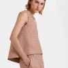 La Scala TopTulip Pale Pink in Jacquard Embroidered