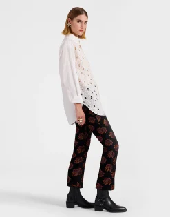 Lacey Better Than Your Boyfriend's ShirtSolid Ivory in Sangallo