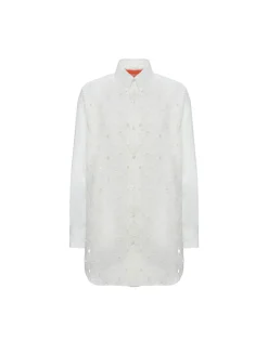 Lacey Better Than Your Boyfriend's ShirtSolid Ivory in Sangallo