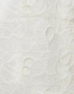 Lacey Better Than Your Boyfriend's ShirtSolid Ivory in Sangallo