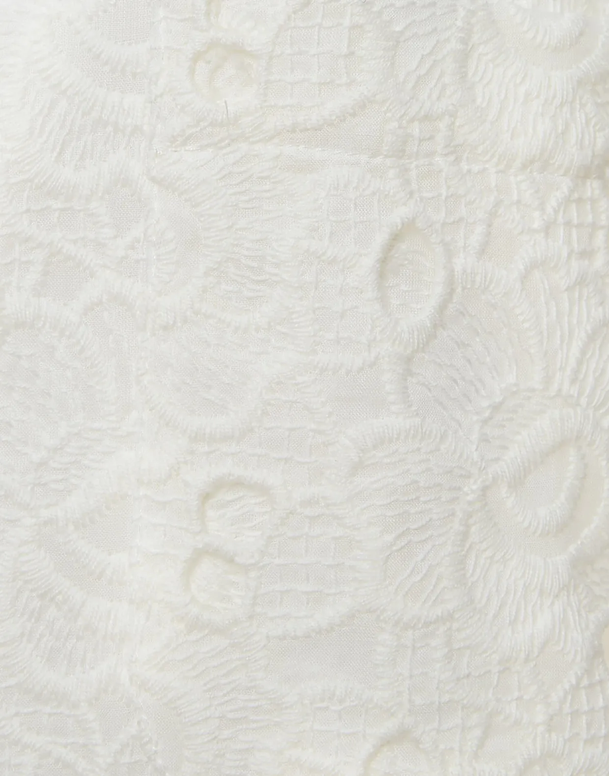 Lacey Better Than Your Boyfriend's ShirtSolid Ivory in Sangallo