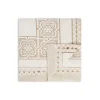Lacey Large TableclothSolid White Smoke in Embroidered Cotton