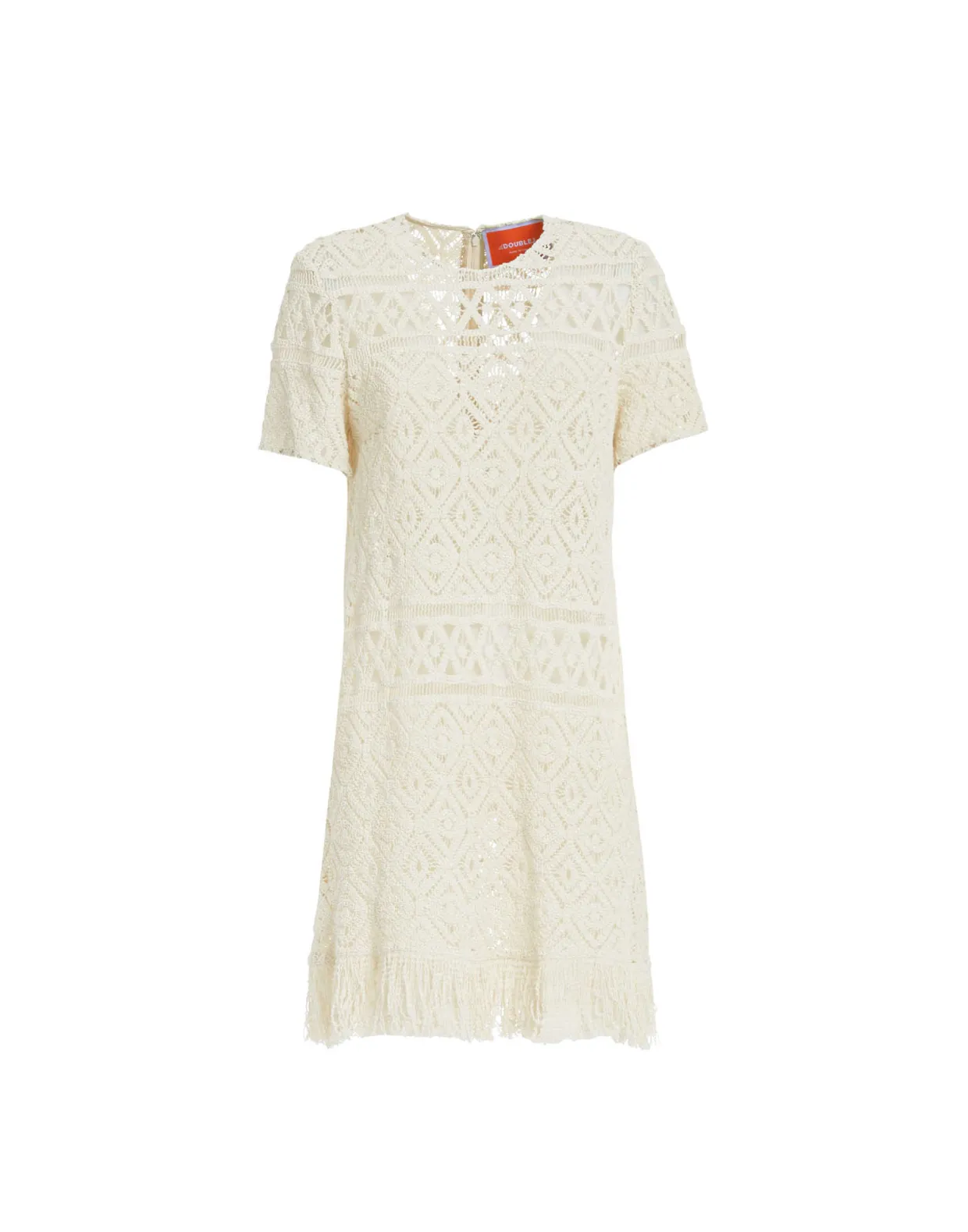 Lacey Mini Swing DressPlaza Cream in Macramé