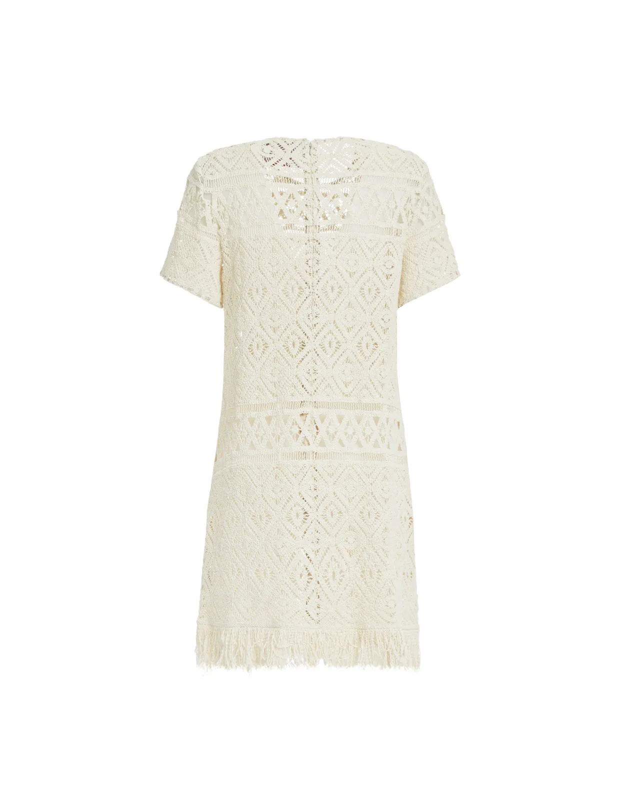 Lacey Mini Swing DressPlaza Cream in Macramé