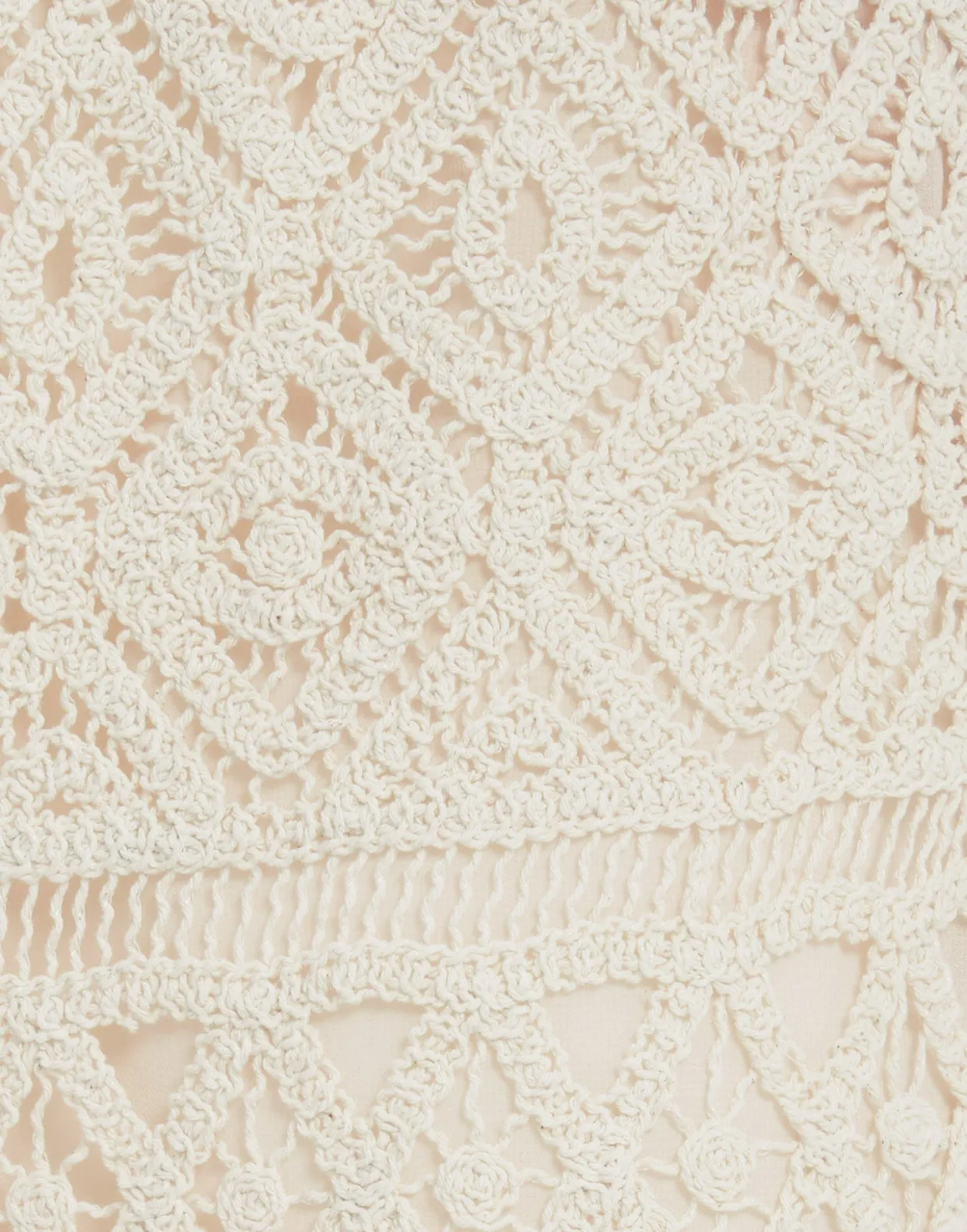 Lacey Mini Swing DressPlaza Cream in Macramé