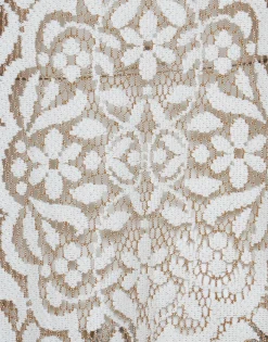 Lacey Muumuu DressSolid White Smoke in Embroidered Cotton