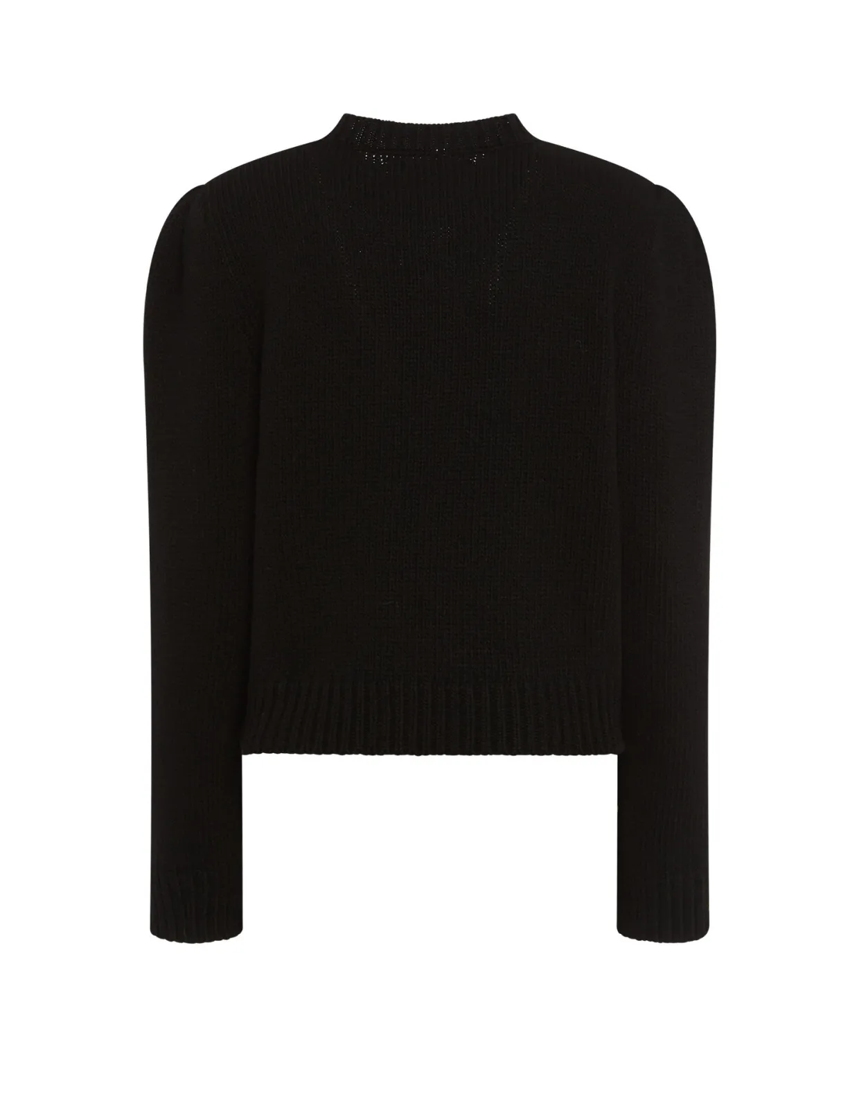 Lampone SweaterBlack in Wool Embroidered