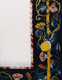Large Napkins Set Of 2Borboni Blue in Linen