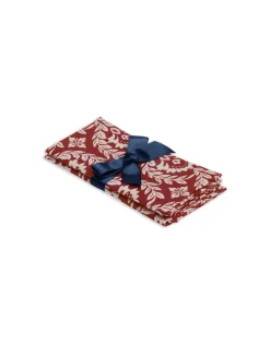 Large Napkins Set Of 2Bordeaux Garland in Linen