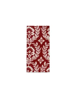 Large Napkins Set Of 2Bordeaux Garland in Linen