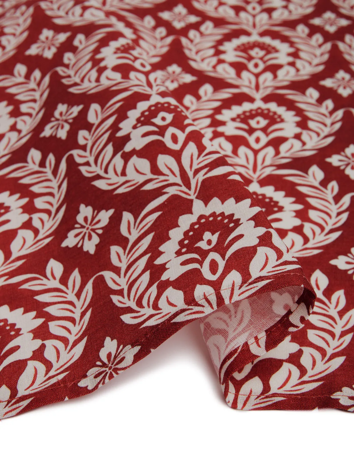 Large Napkins Set Of 2Bordeaux Garland in Linen