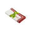 Large Napkins Set Of 2Date Palms Brick in Linen