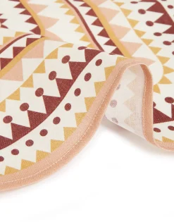 Large Napkins Set Of 2Doric Plac&eacute;e Pink in Linen
