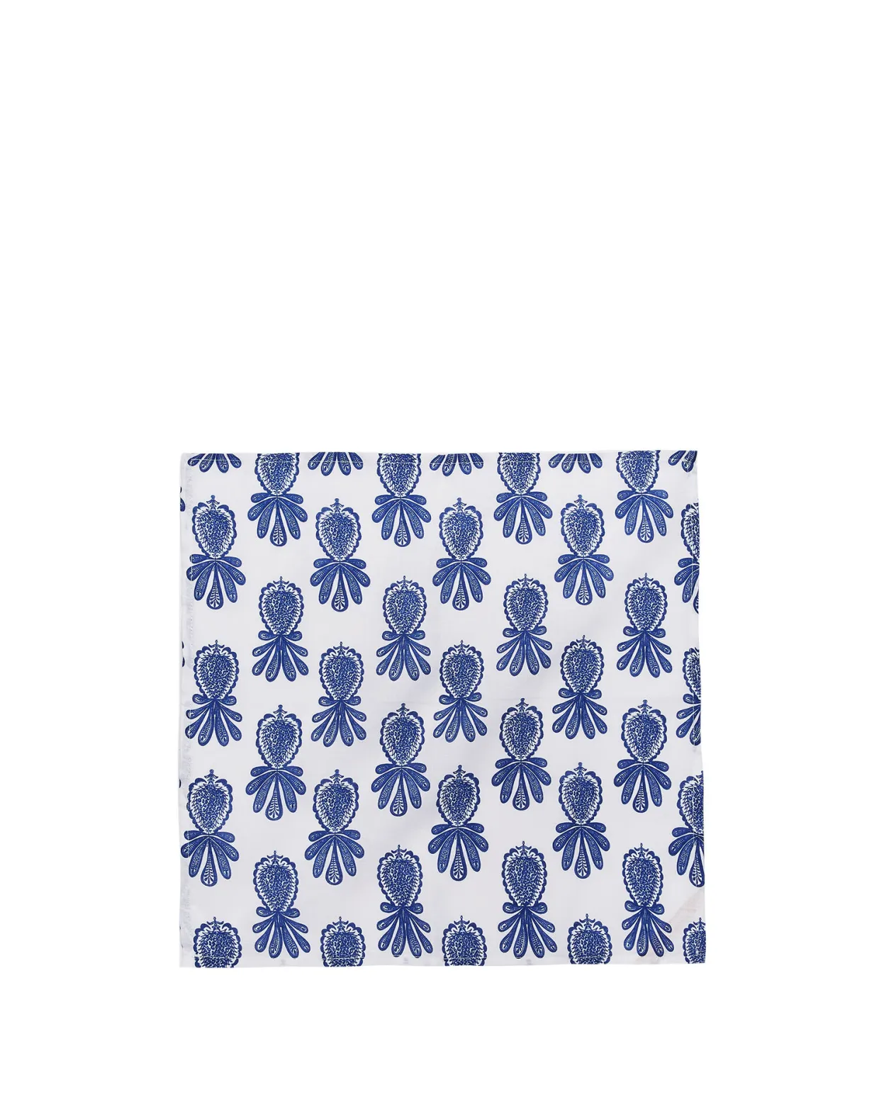 Large Napkins Set Of 2Pineapple Blu in Linen