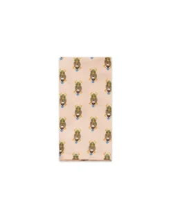 Large Napkins Set Of 2Pink Scarab in Linen