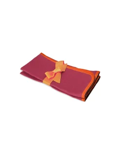 Large Napkins Set Of 2Rainbow Raspberry in Linen
